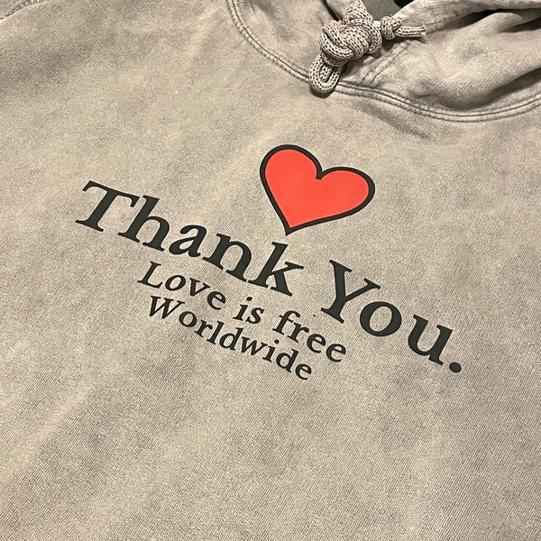 "Thank You." Hoodie